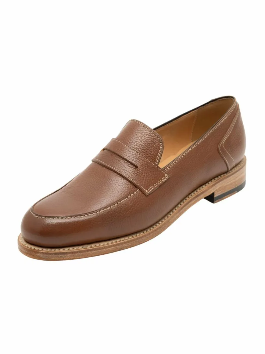 Henry Stevens Slipper*Damen Loafer – Lee PL braun uni