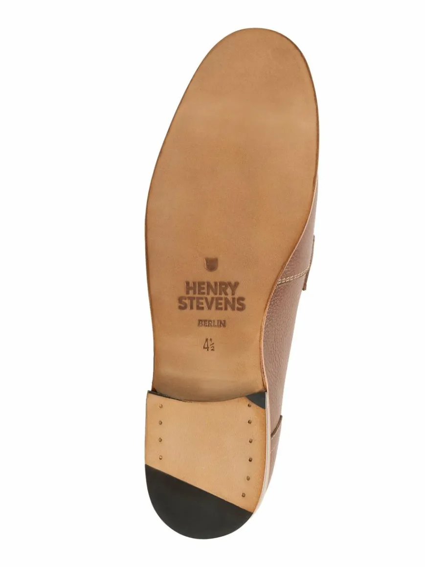 Henry Stevens Slipper*Damen Loafer – Lee PL braun uni