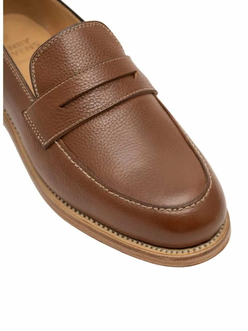 Henry Stevens Slipper*Damen Loafer – Lee PL braun uni