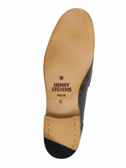 Henry Stevens Slipper*Damen Loafer – Lee PL schwarz uni