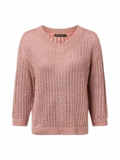 Betty Barclay Pullover & Strickjacken*Damen Lochstrickpullover altrosa meliert