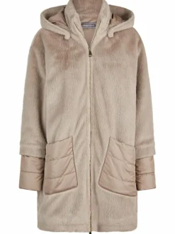 White Label Jacken & Westen*Damen Longjacke taupe uni