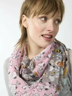 Codello Schals & Tücher*Damen Loop rosa bedruckt