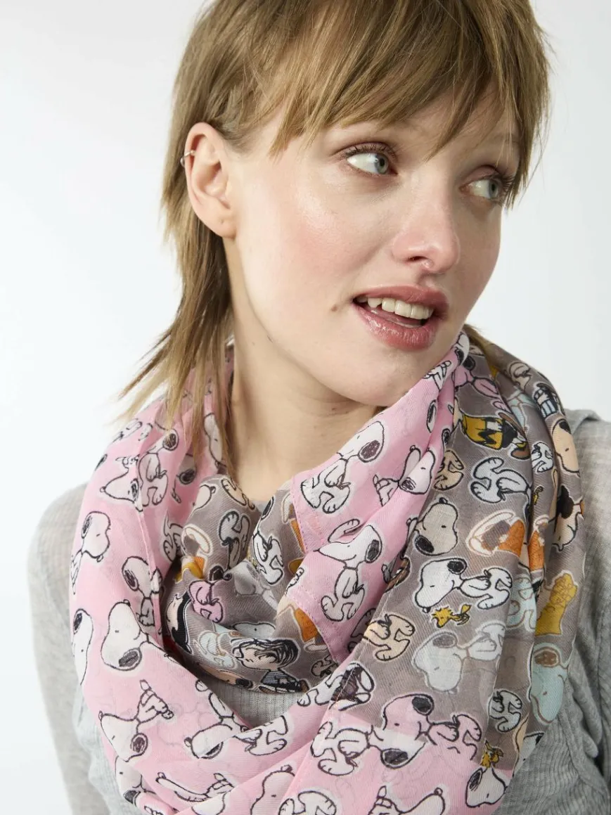 Codello Schals & Tücher*Damen Loop rosa bedruckt