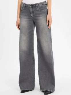 Armani Exchange Jeans|Hosen*Damen Loose Fit Jeans grau uni