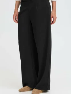 OXMO Hosen*Damen Loungehose - BMMTAYRA PANTS schwarz uni