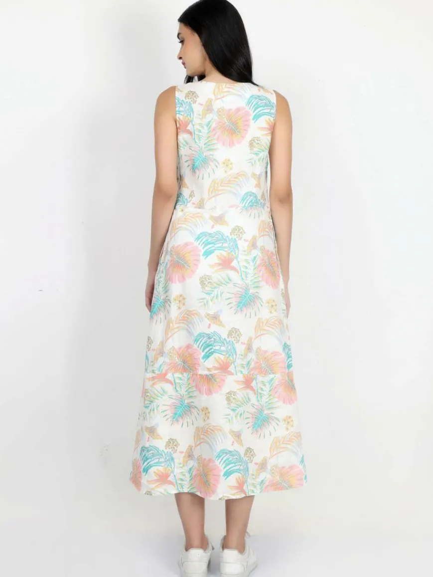 Vicci Germany Kleider*Damen Maxikleid mehrfarbig bedruckt