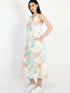 Vicci Germany Kleider*Damen Maxikleid mehrfarbig bedruckt