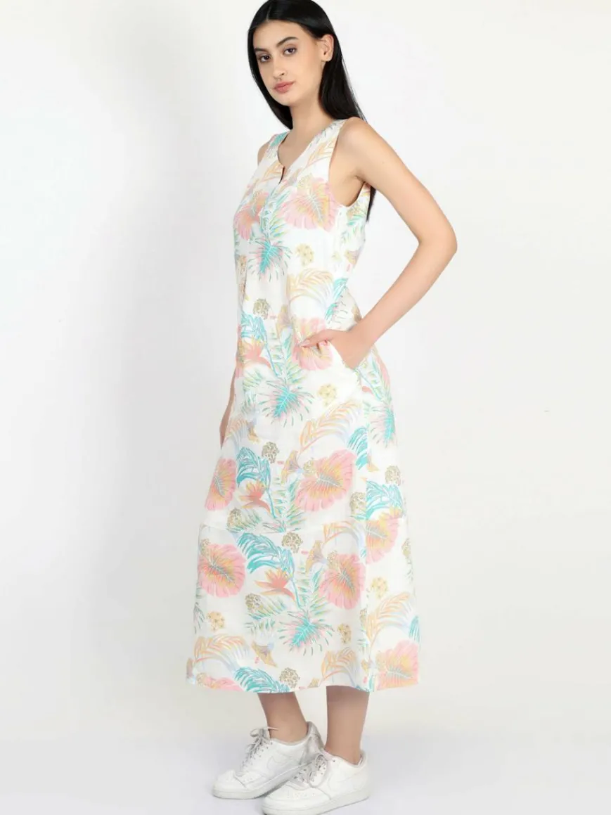 Vicci Germany Kleider*Damen Maxikleid mehrfarbig bedruckt