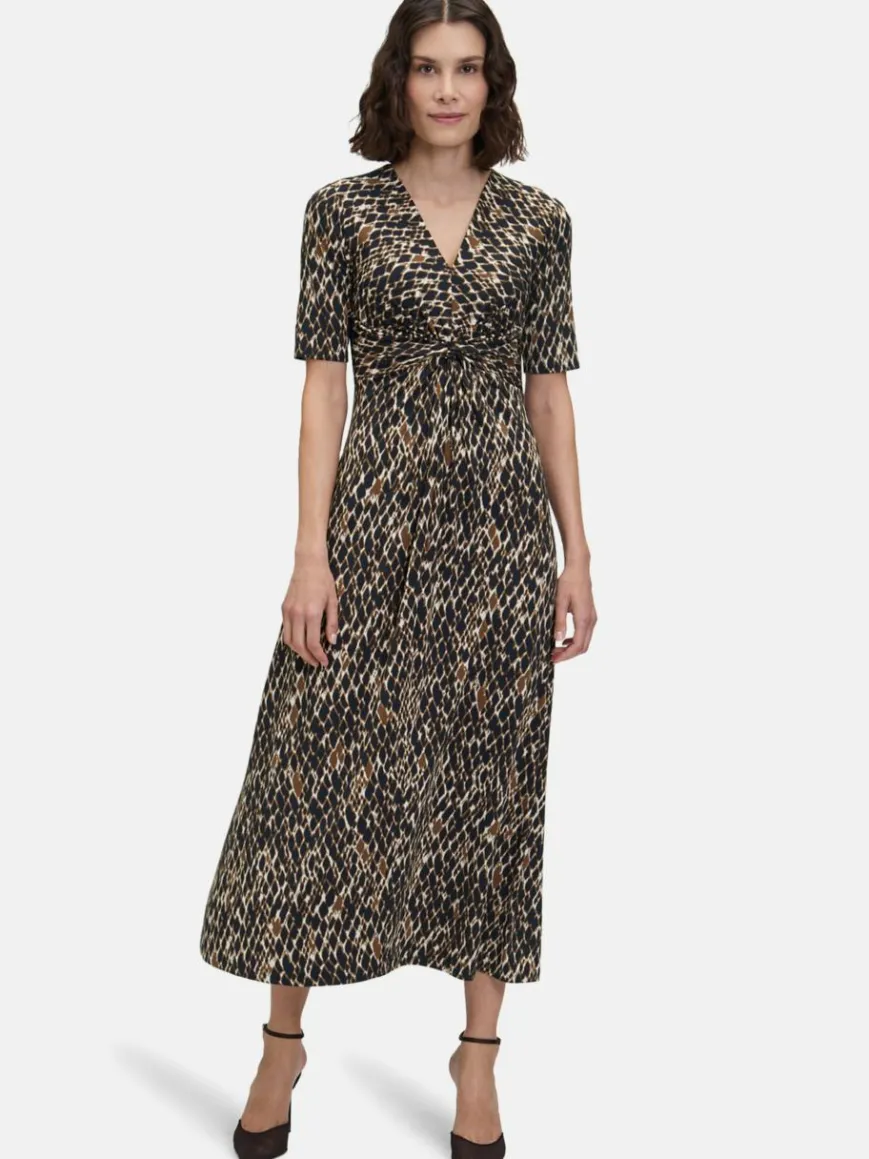 Betty Barclay Kleider*Damen Maxikleid marine mehrfarbig gemustert