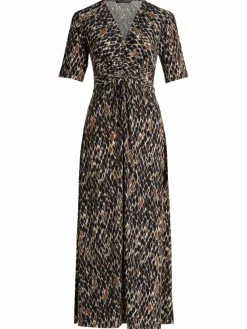 Betty Barclay Kleider*Damen Maxikleid marine mehrfarbig gemustert