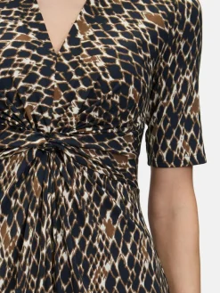 Betty Barclay Kleider*Damen Maxikleid marine mehrfarbig gemustert