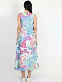 Vicci Germany Kleider*Damen Maxikleid mehrfarbig gemustert