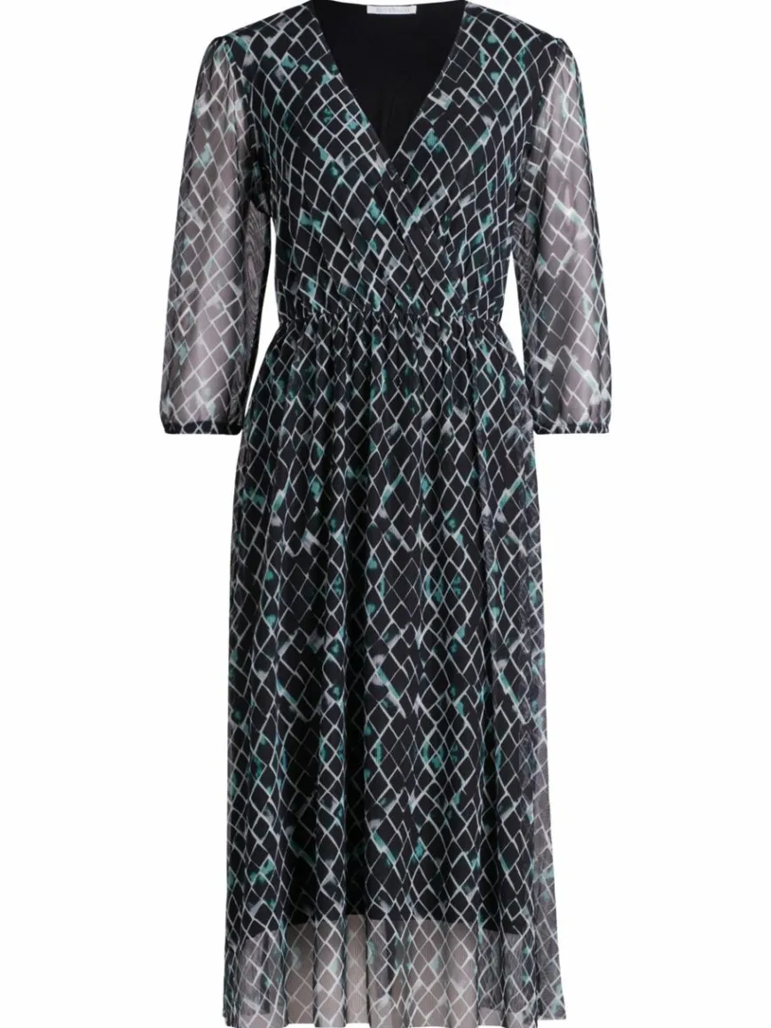 Betty & Co Kleider*Damen Mesh-Kleid mehrfarbig uni