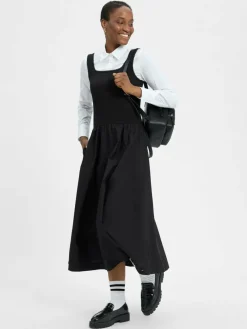 Tommy Hilfiger Kleider*Damen Midikleid schwarz uni