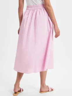 Marie Lund Röcke*Damen Midirock rosa uni