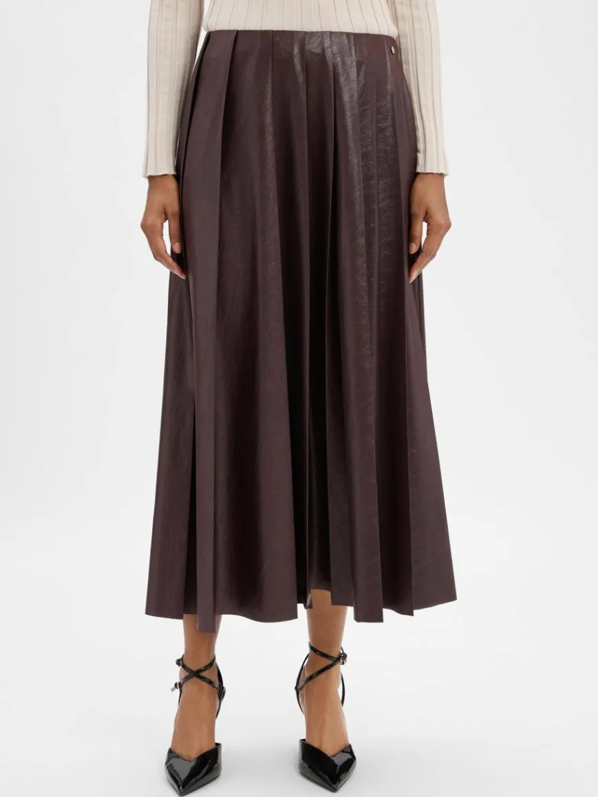 Marc Cain Collections Röcke*Damen Midirock schoko uni