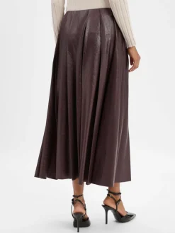 Marc Cain Collections Röcke*Damen Midirock schoko uni