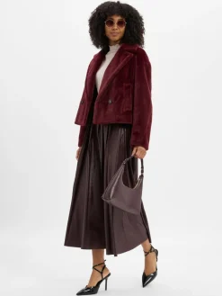 Marc Cain Collections Röcke*Damen Midirock schoko uni