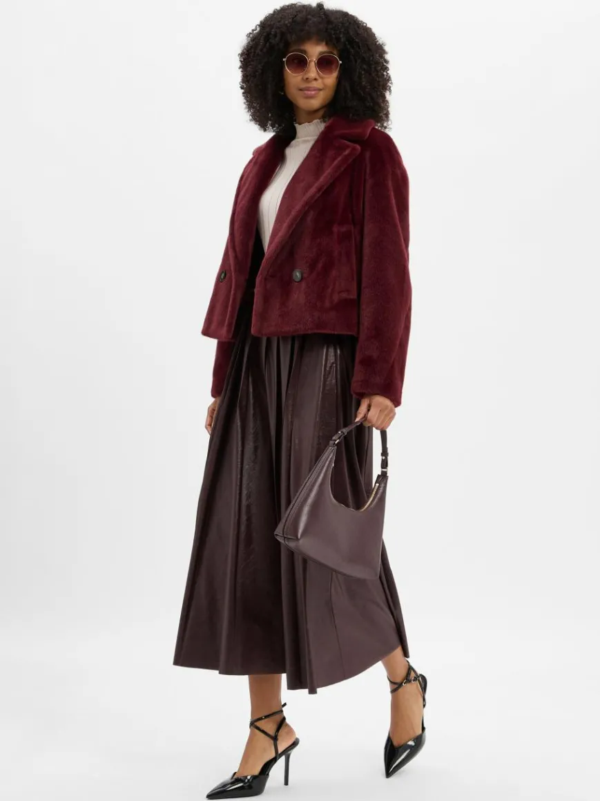 Marc Cain Collections Röcke*Damen Midirock schoko uni