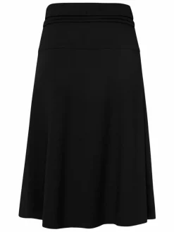 Frank Walder Röcke*Damen Midirock schwarz uni
