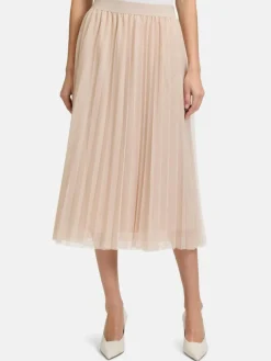 Betty & Co Röcke*Damen Midirock grau uni