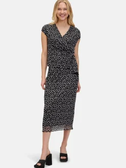 Cartoon Röcke*Damen Midirock mehrfarbig gepunktet