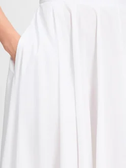 Gant Röcke*Damen Midirock weiß uni