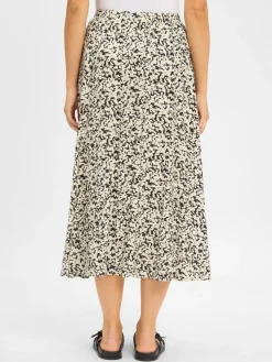 Msch Copenhagen Röcke*Damen Midirock - MSCHJusia sand mehrfarbig gemustert