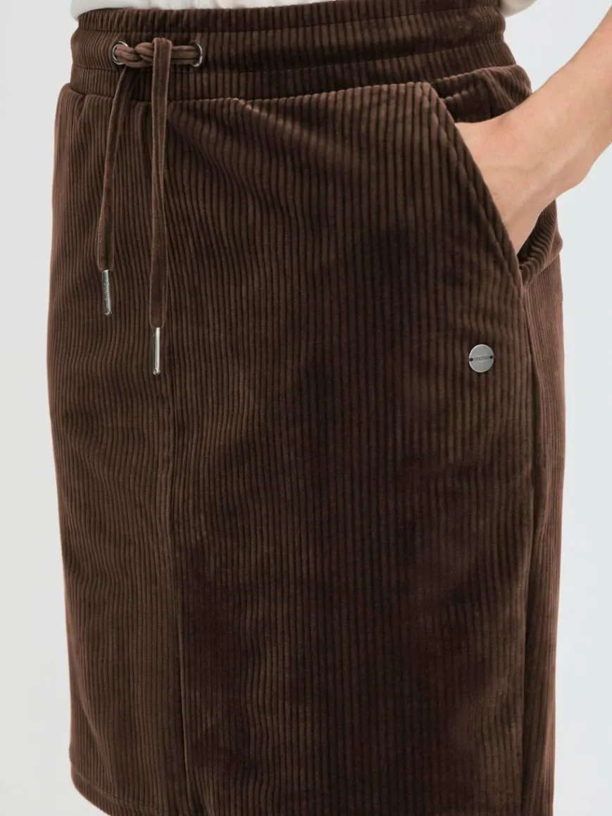 OXMO Röcke*Damen Midirock - OXEBBA braun uni