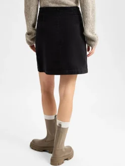 Marc O'Polo Röcke*Damen Minirock schwarz uni