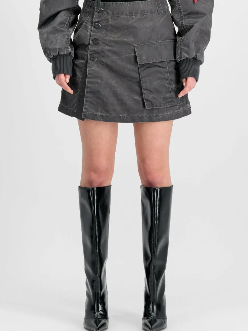 Alpha Industries Röcke*Damen Minirock grau uni