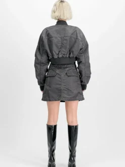 Alpha Industries Röcke*Damen Minirock grau uni