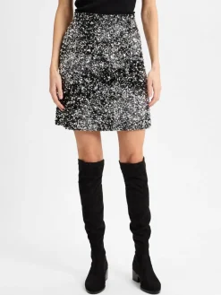 Weekend Max Mara Röcke*Damen Minirock silber strukturiert