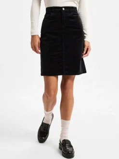 Marie Lund Röcke*Damen Minirock schwarz uni