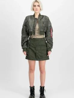 Alpha Industries Röcke*Damen Minirock oliv uni