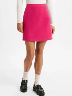 Marie Lund Röcke*Damen Minirock fuchsia uni