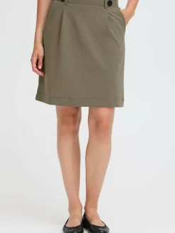 OXMO Röcke*Damen Minirock - BMMTAYRA SKIRT braun uni