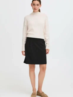 OXMO Röcke*Damen Minirock - BMMTAYRA SKIRT schwarz uni