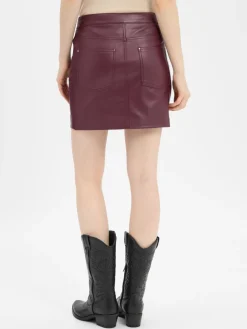 Noisy May Röcke*Damen Minirock - MNKate bordeaux uni