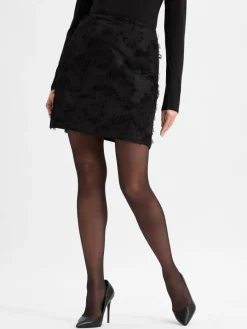 Msch Copenhagen Röcke*Damen Minirock - MSCHAugustina schwarz strukturiert