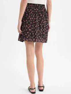Msch Copenhagen Röcke*Damen Minirock - Mschevelda Orabella schwarz rot gemustert