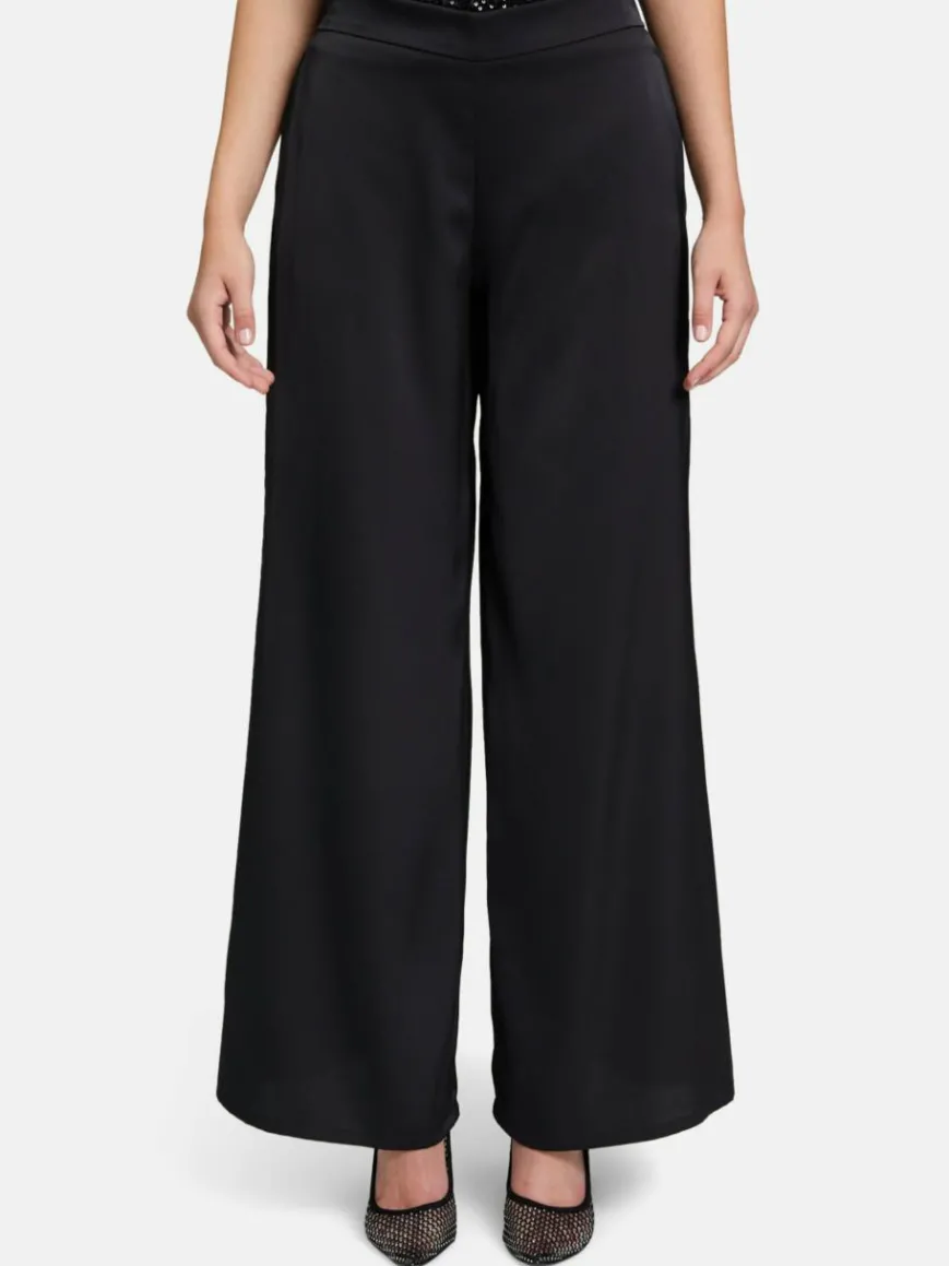 Vera Mont Hosen*Damen Modern fit Hose schwarz uni