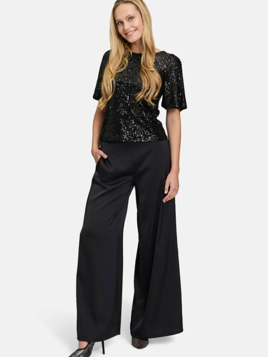 Vera Mont Hosen*Damen Modern fit Hose schwarz uni