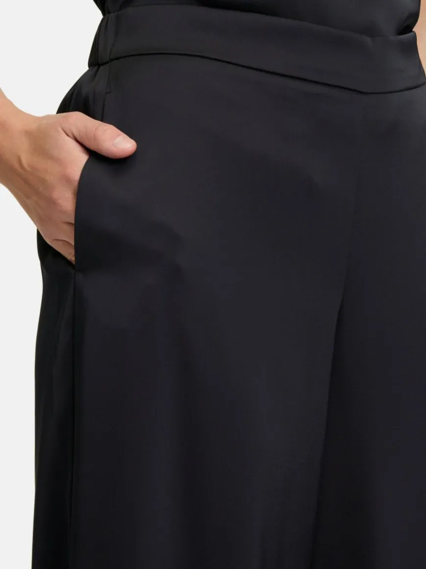 Vera Mont Hosen*Damen Modern fit Hose schwarz uni