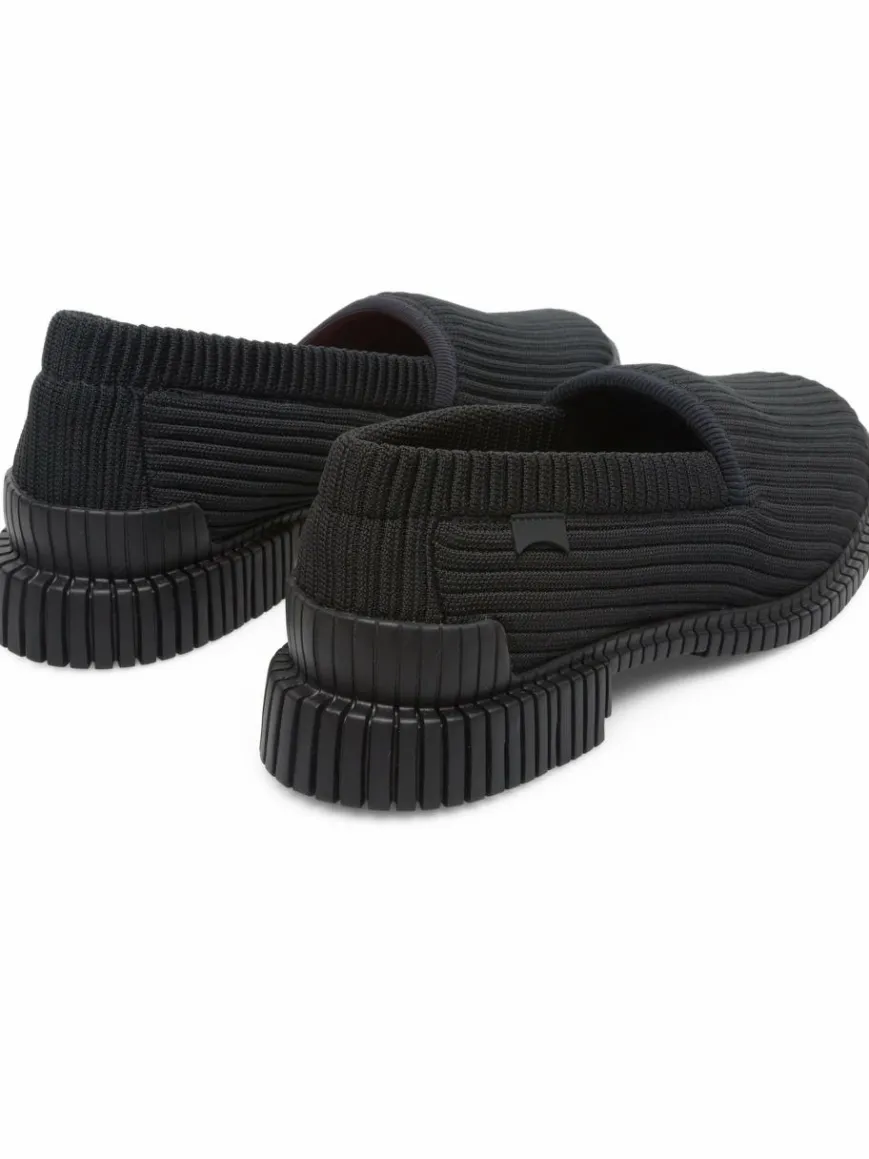 Camper Slipper*Damen Mokassins - Pix schwarz uni