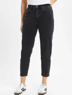 ARMEDANGELS Jeans*Damen Mom Jeans anthrazit uni