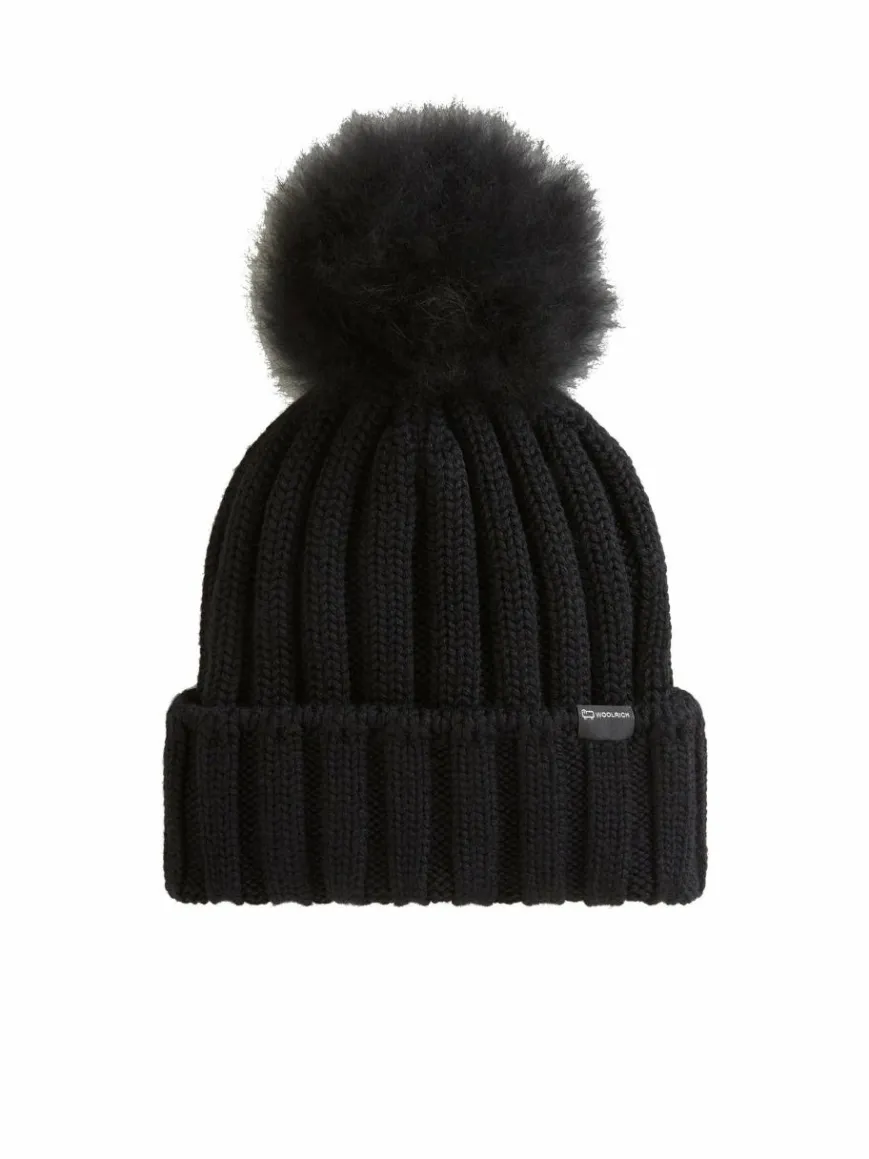 Woolrich Mützen & Hüte*Damen Mütze schwarz uni