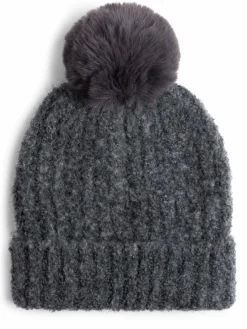 Marie Lund Mützen & Hüte*Damen Mütze grau uni