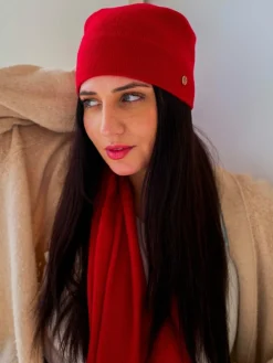 Fraas Mützen & Hüte*Damen Mütze rot uni